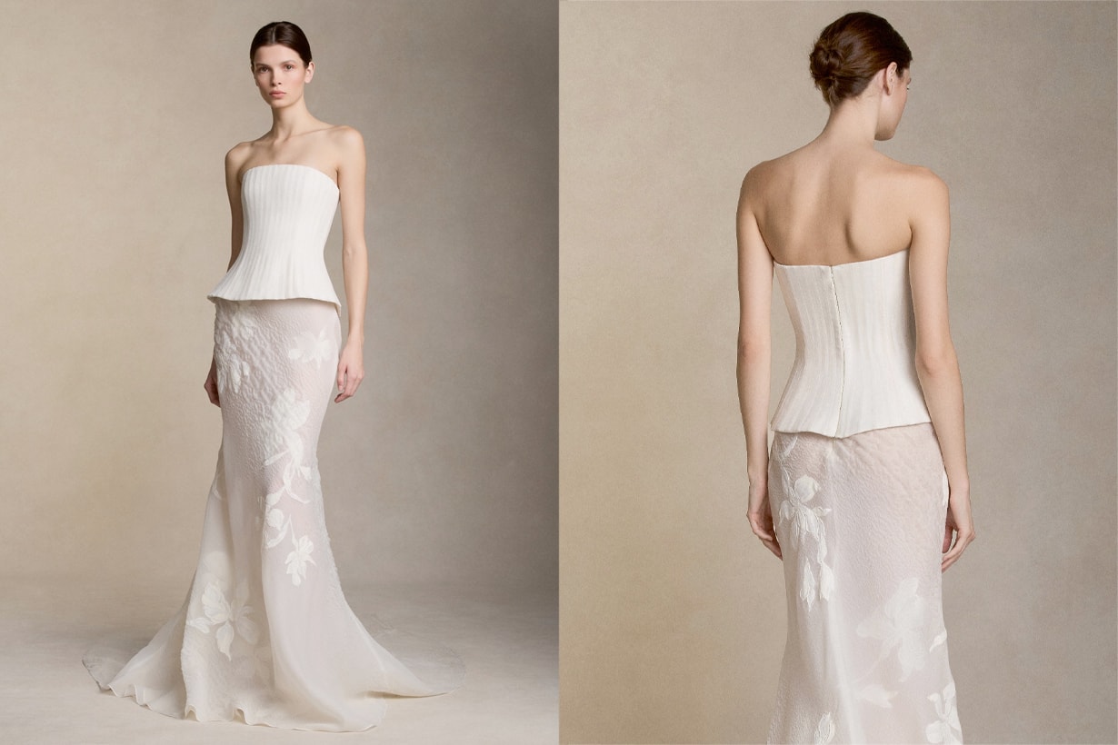 Shin Min a wedding dress elie saab Danielle Frankel louis vuitton Kim Woo bin