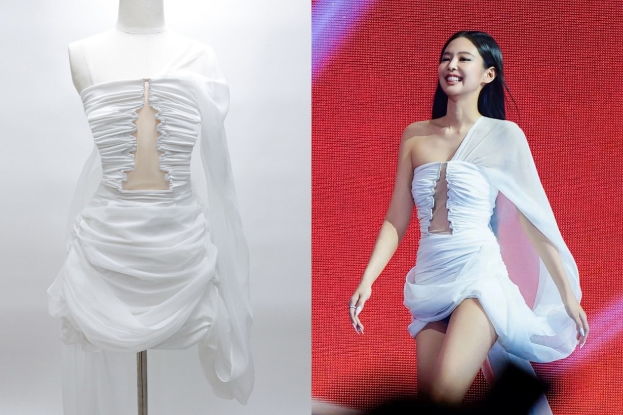 Jennie 驚豔 MMA：15 米韓文白紗、繩結…滿滿韓國文化細節一次看！