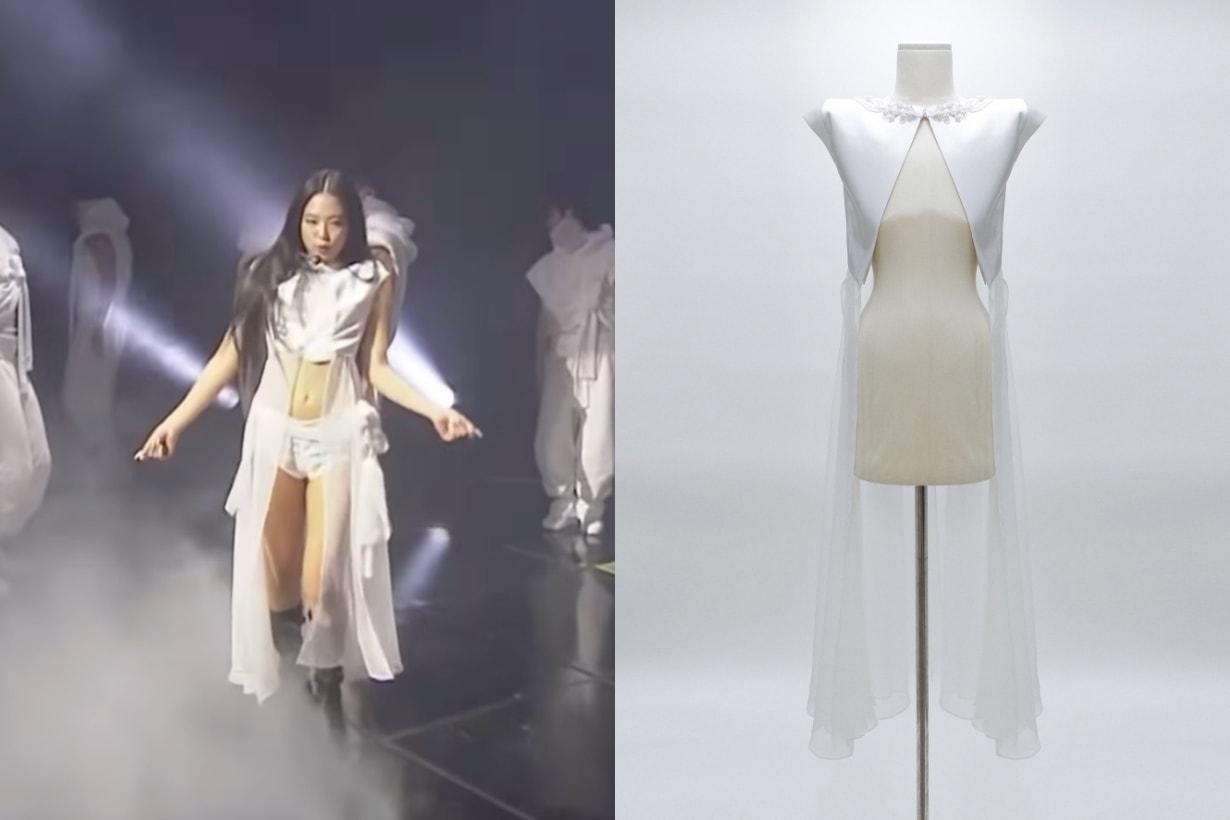 Jennie 驚豔 MMA：15 米韓文白紗、繩結…滿滿韓國文化細節一次看！