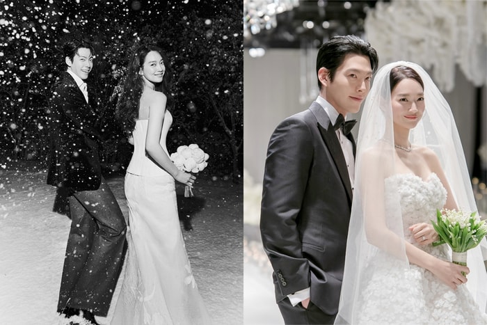 找不到完美婚紗嗎？申敏兒的絕美嫁衣一套浪漫、一套優雅，分別來自這 2 個夢幻品牌！