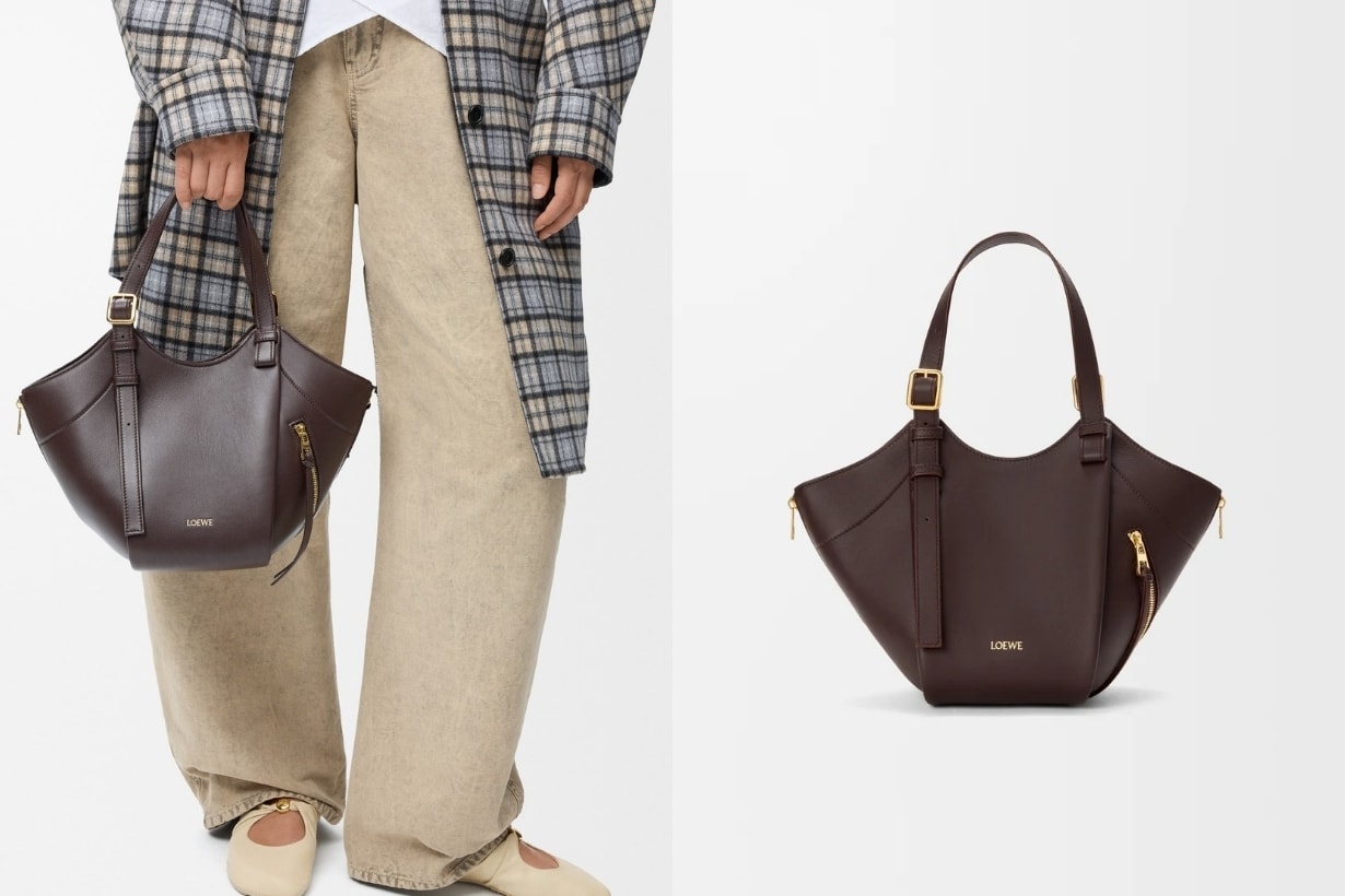 LOEWE 經典吊床包升級，鍾情極簡設計的時髦女生必選！