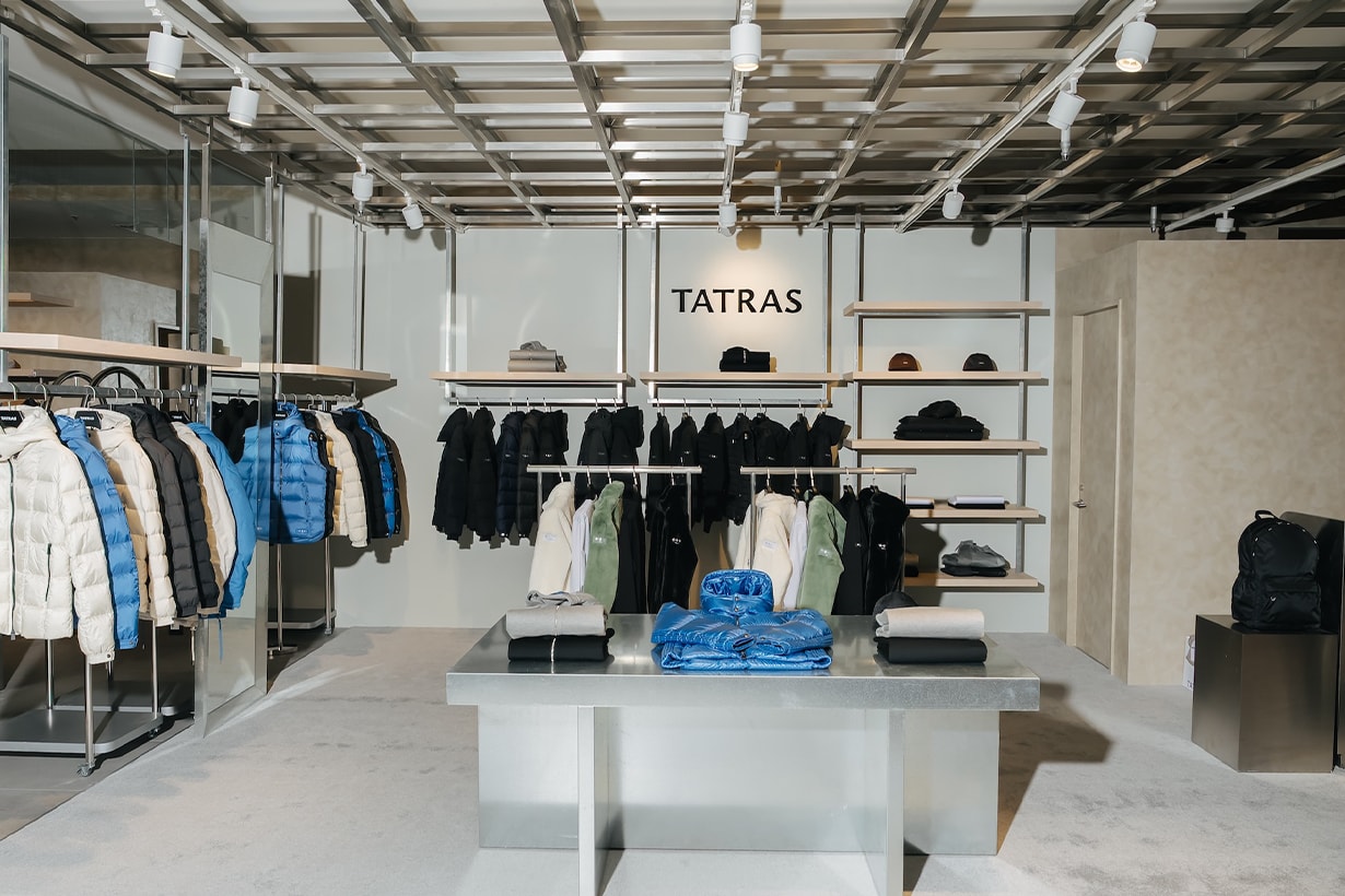 tatras down jacket japan italy brand stylish warm pop up taipei