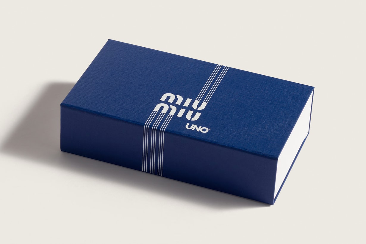 UNO X Miu Miu card set with leather case release price 