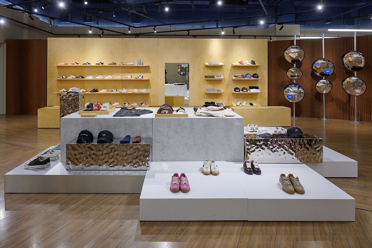 ept taichung lalaport marais pop up store shoes korean brand