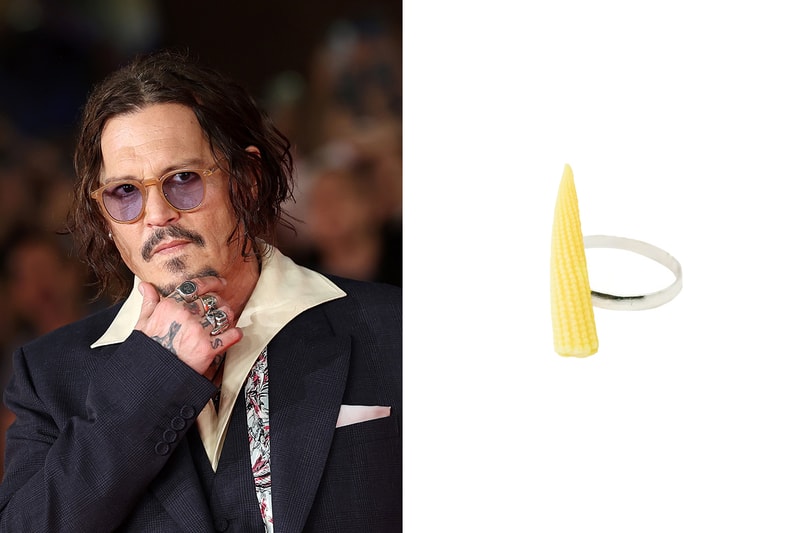 Johnny Depp 硬漢戴「玉米筍戒指」太可愛：扭蛋價格翻 20 倍，甚至重啟生產線！