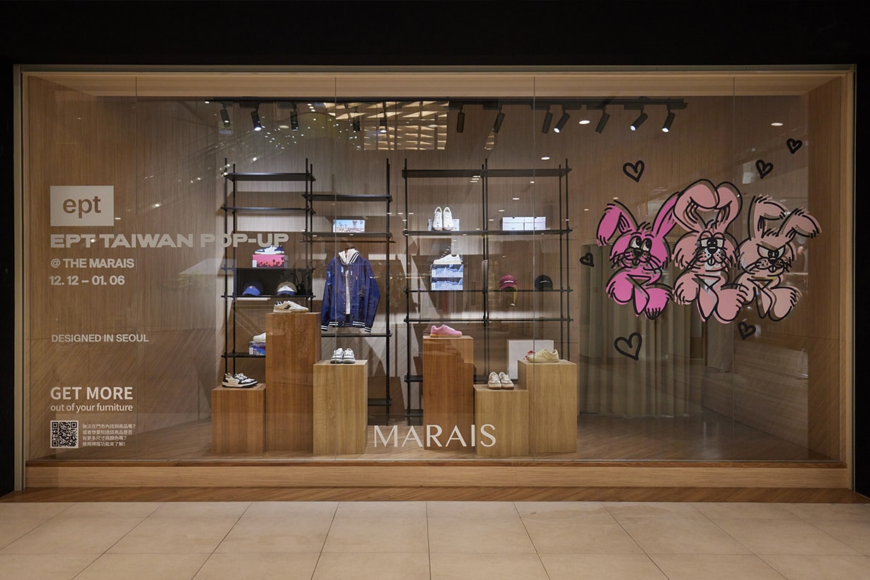ept taichung lalaport marais pop up store shoes korean brand