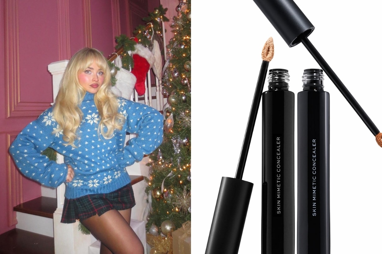 sabrina-carpenter-short-and-sweet-concert-glossy-babydoll-make-up-look-products-used