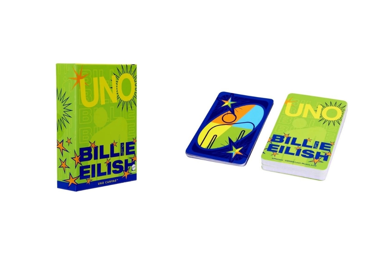 UNO x Billie Eilish 聯名卡牌：螢光色系設計、Blohsh 帥氣登場