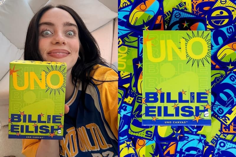 UNO x Billie Eilish 聯名卡牌：螢光色系設計、Blohsh 帥氣登場