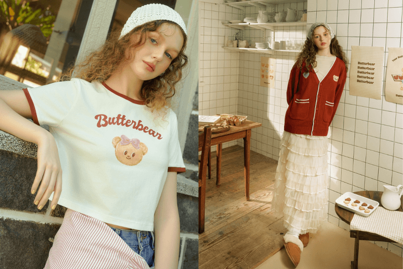 最近的快樂來源找到了：奶油小熊 Butterbear × CACO 聯名襲台，服飾配件＋限定咖啡廳一次滿足！