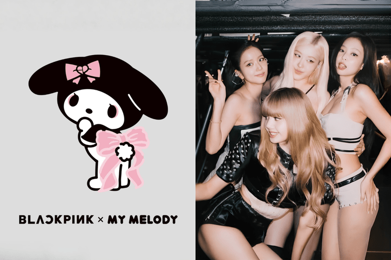 BLACKPINK 和 My Melody 居然聯名了...戴上粉紅蝴蝶結的美樂蒂太可愛！