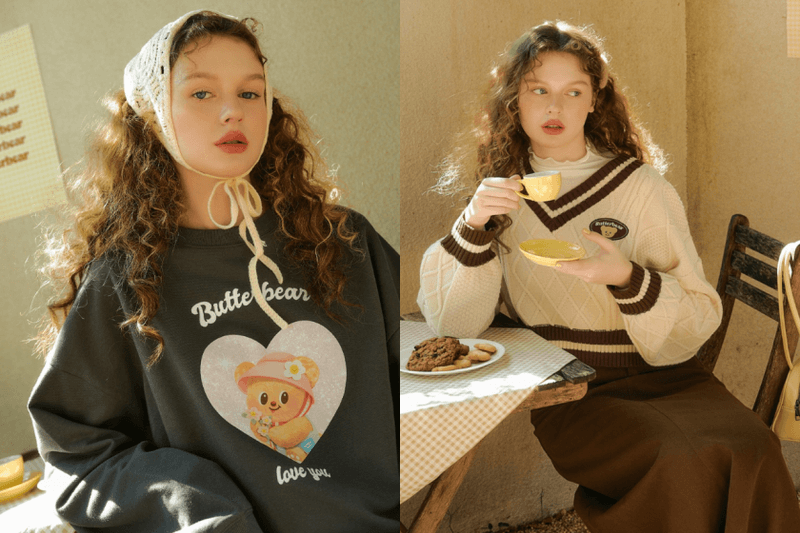 最近的快樂來源找到了：奶油小熊 Butterbear × CACO 聯名襲台，服飾配件＋限定咖啡廳一次滿足！
