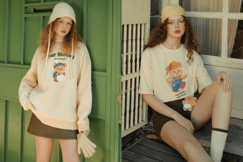 最近的快樂來源找到了：奶油小熊 Butterbear × CACO 聯名襲台，服飾配件＋限定咖啡廳一次滿足！