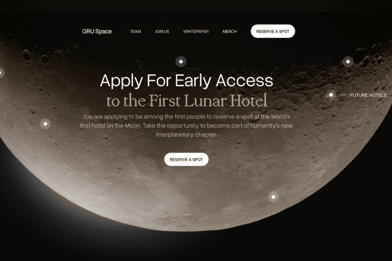 睡在月球上不是夢！人類首家「月球旅館」開放預訂，你想成為首批住客嗎？