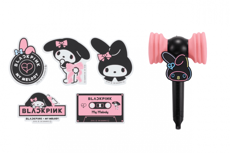 BLACKPINK 和 My Melody 居然聯名了...戴上粉紅蝴蝶結的美樂蒂太可愛！
