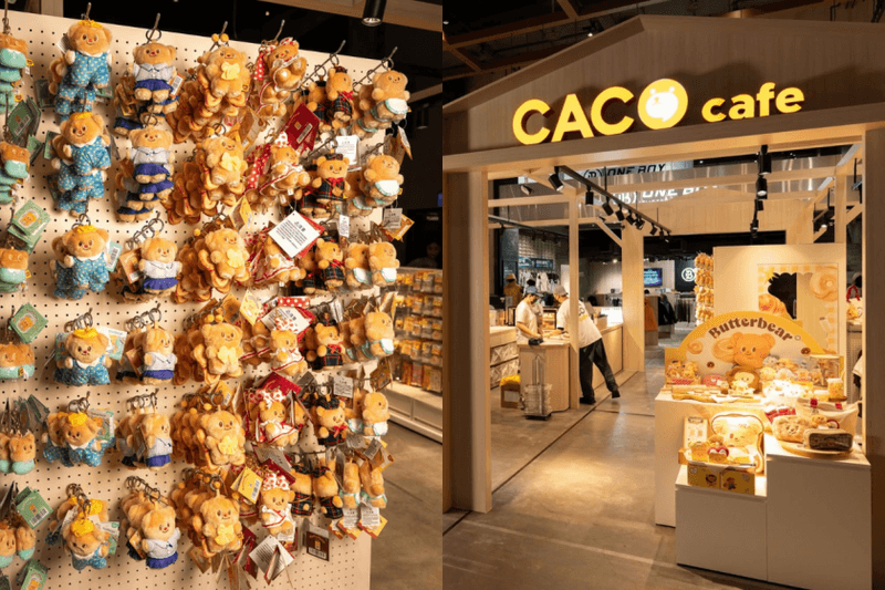 最近的快樂來源找到了：奶油小熊 Butterbear × CACO 聯名襲台，服飾配件＋限定咖啡廳一次滿足！