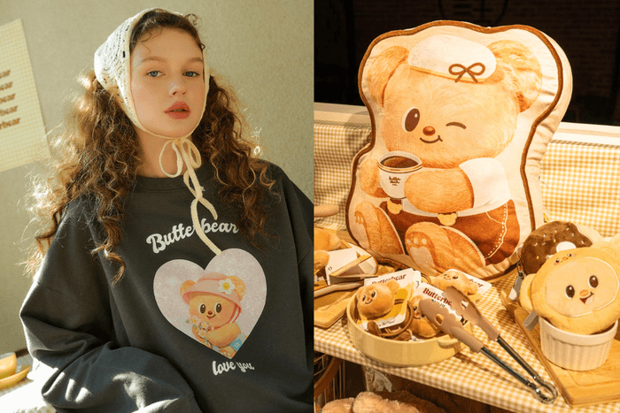 最近的快樂來源找到了:Butterbear × CACO 聯名襲台,服飾周邊+限定咖啡廳一次滿足!