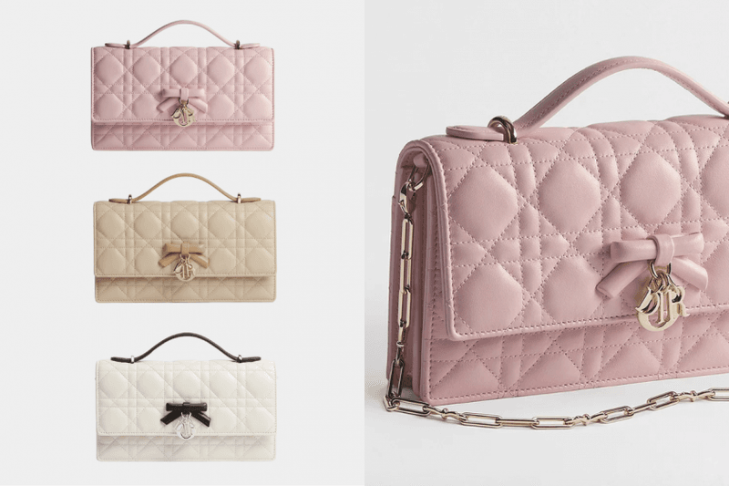 今年必收款 Dior 包！Bow 小蝴蝶結 v.s Oblique 提花蕾絲，少女們最難抉擇的二選一