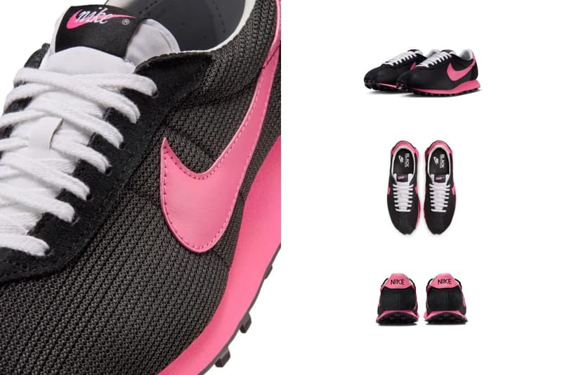 CDG BLACK x Nike LD-1000 Spirit Pink 黑粉色聯乘鞋款：發售日期、設計細節