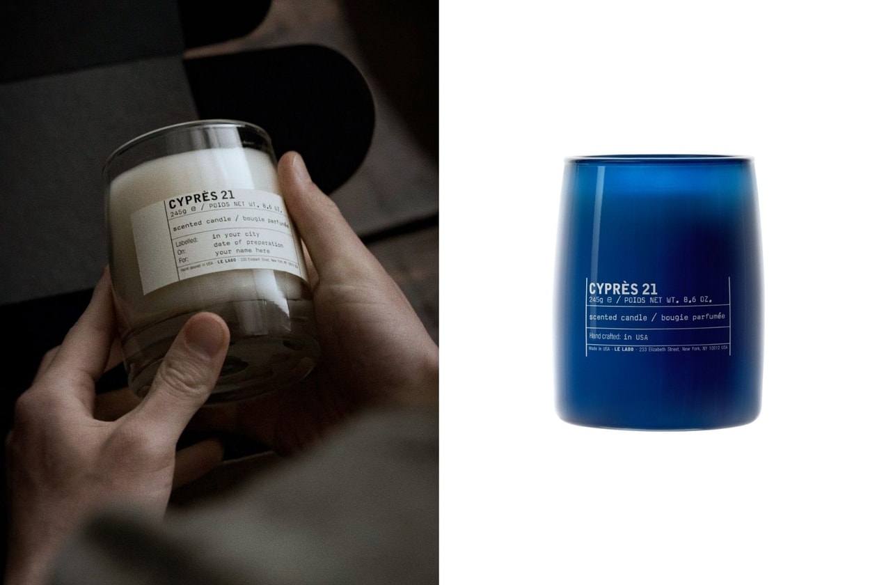 Le Labo 特別版 CYPRÈS 21 蠟燭：結合日本百年藍染工藝，打造森林系療癒香氣