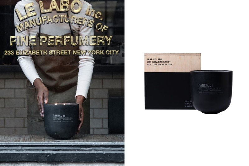 Le Labo Santal 26 巨型黑水泥蠟燭：限定新色登場，手工木箱包裝極具收藏價值