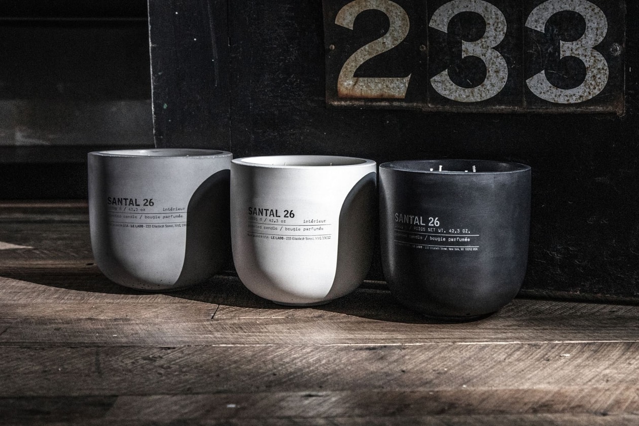 Le Labo Santal 26 巨型黑水泥蠟燭：限定新色登場，手工木箱包裝極具收藏價值