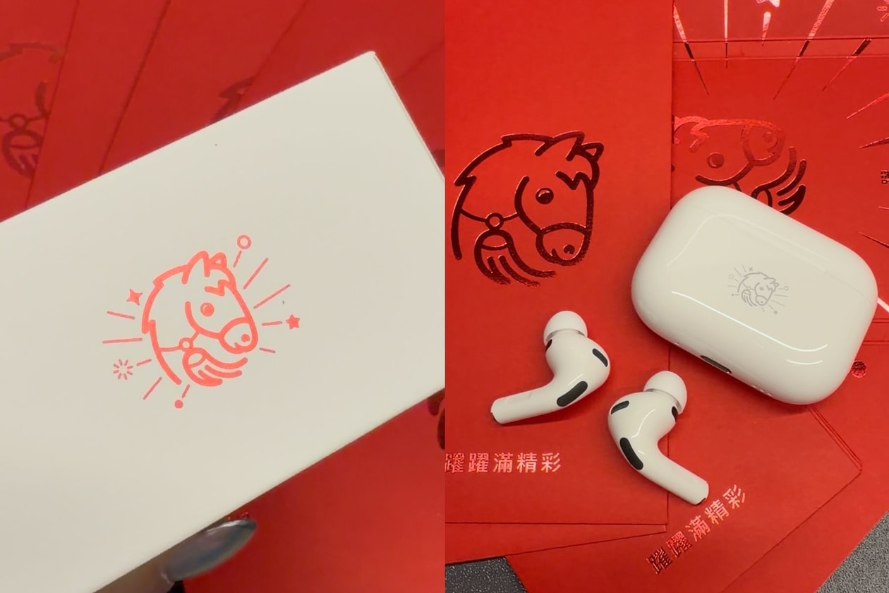 AirPods Pro 3 馬年特別版：限定紅纓刻印寓意平安，送「躍躍滿精彩」利是封