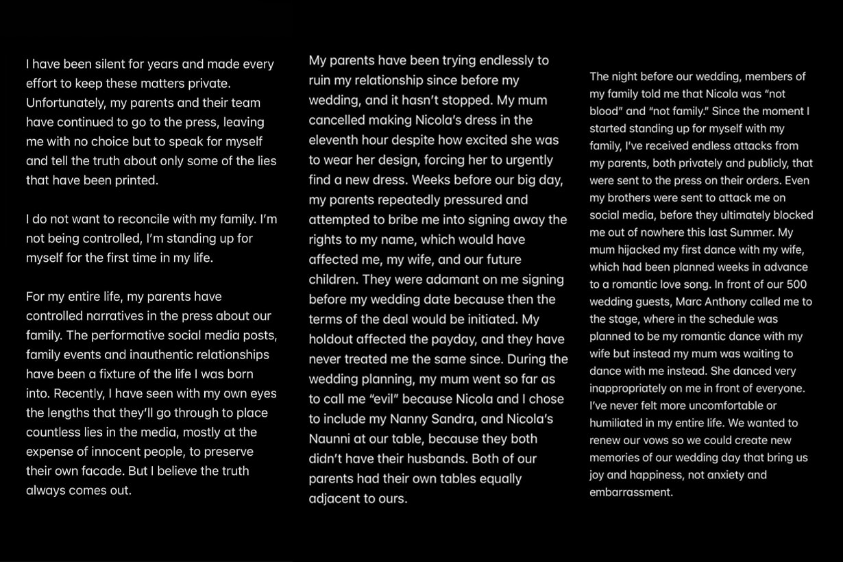 brooklyn beckham david victoria nicola Peltz timeline announcement controversal family