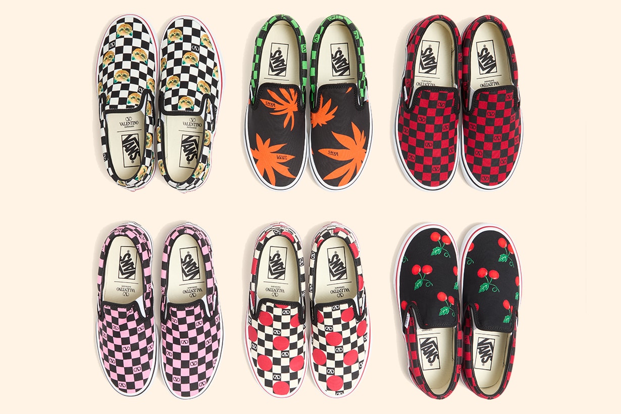Valentino Garavani and Vans 2026 slip on new collabration spring