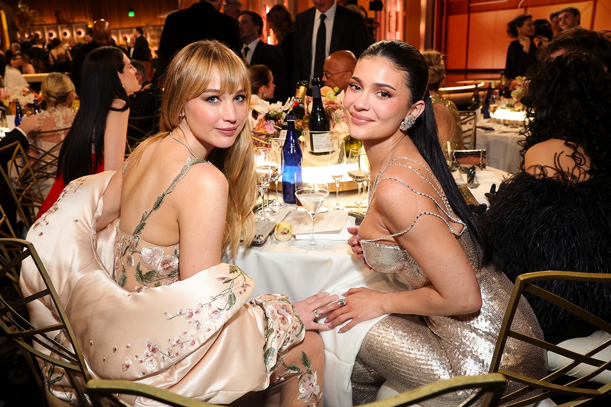 2026 golden globes behind the scenes fun moment kylie leonardo Heated Rivalry