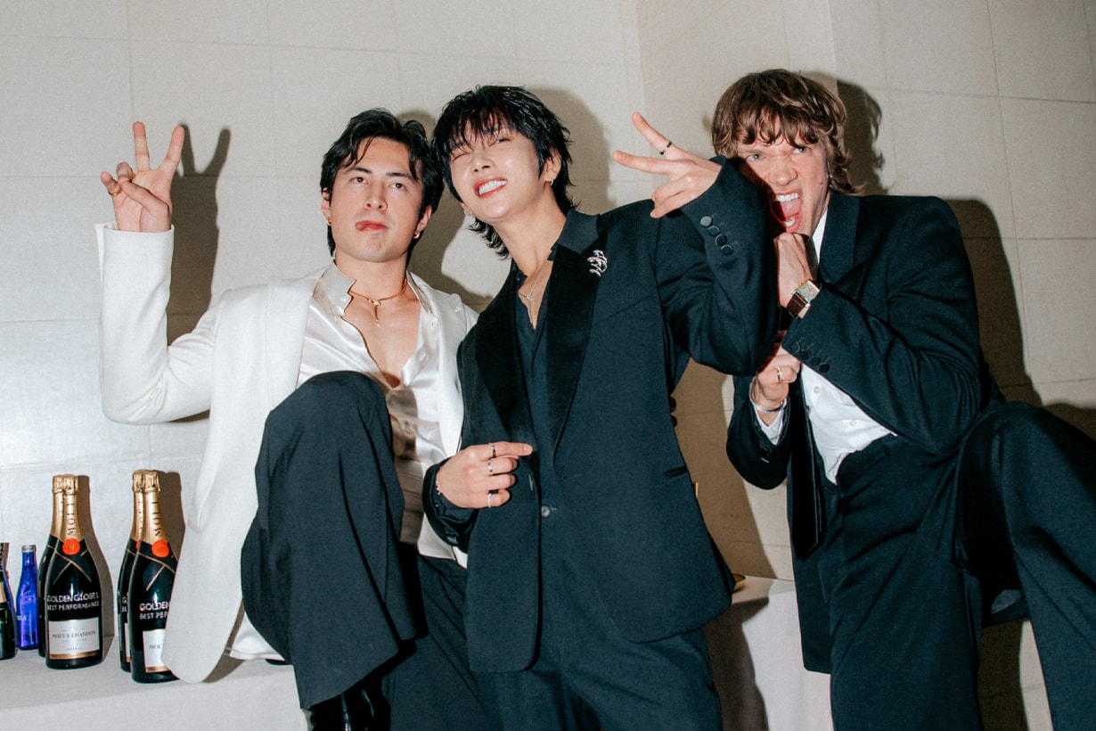 2026 golden globes behind the scenes fun moment kylie leonardo Heated Rivalry