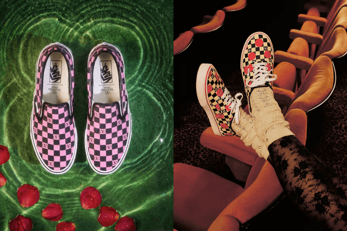 酷甜女生請注意:不只是經典的棋盤格懶人鞋,Valentino 與 Vans 聯名回來了!