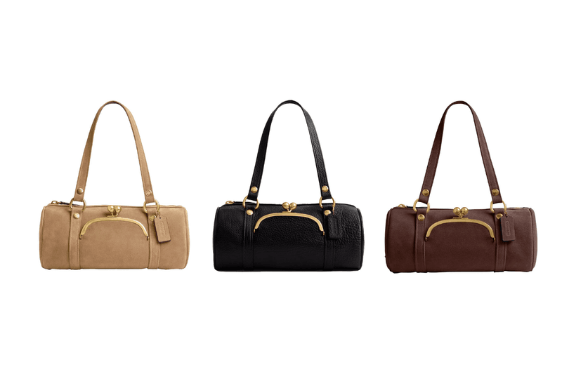 New Coach Kisslock Bags Just Landed: Kisslock Barrel Bag and Frame Bag Updates