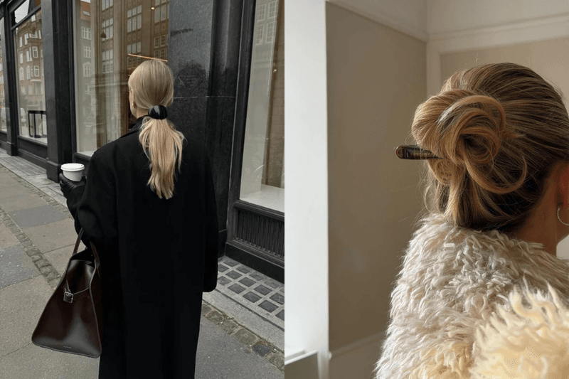 瞬間一秒高級：只要一支髮夾，French Twist 與低馬尾都更有質感！