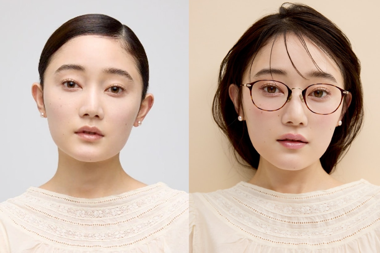 jins small face glasses shorten blush color tik tok sns
