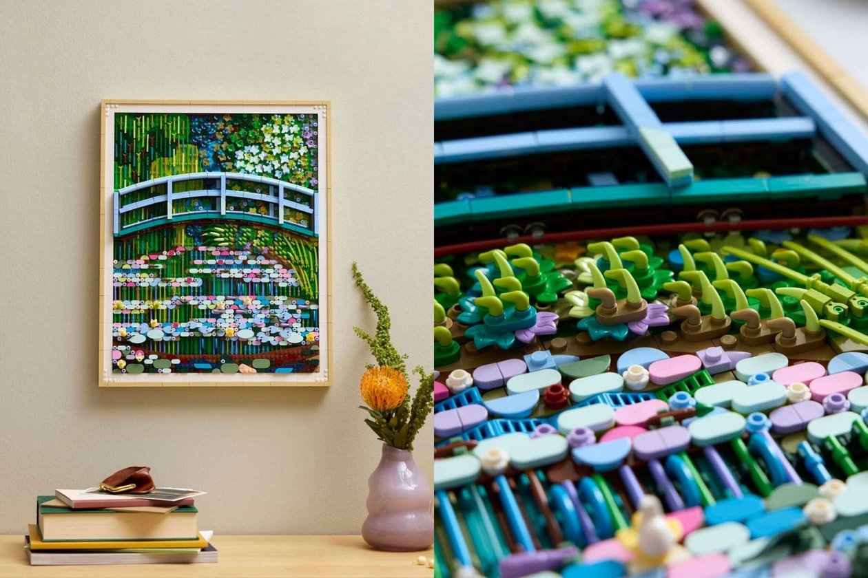 莫內睡蓮與日本橋 Lego ：印象派名畫變身立體積木，藝術迷必買