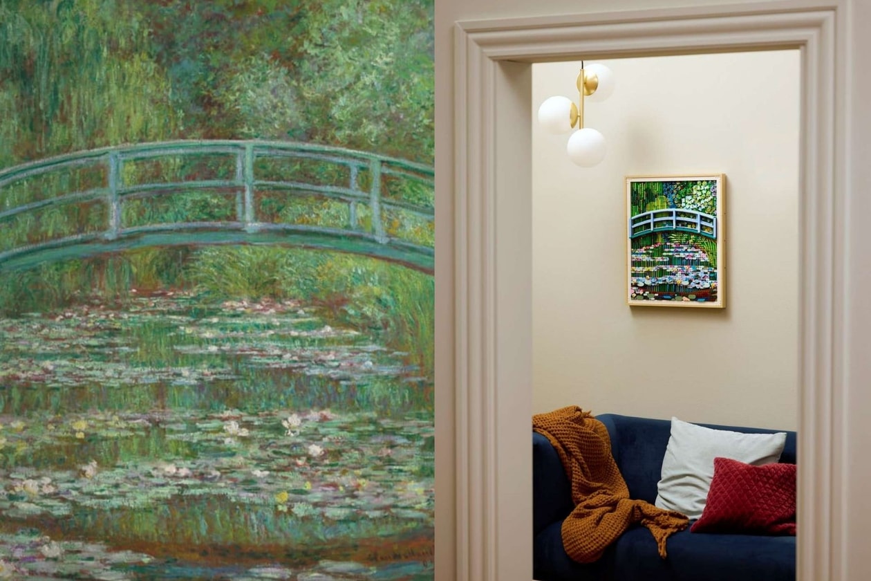 莫內睡蓮與日本橋 Lego ：印象派名畫變身立體積木，藝術迷必買