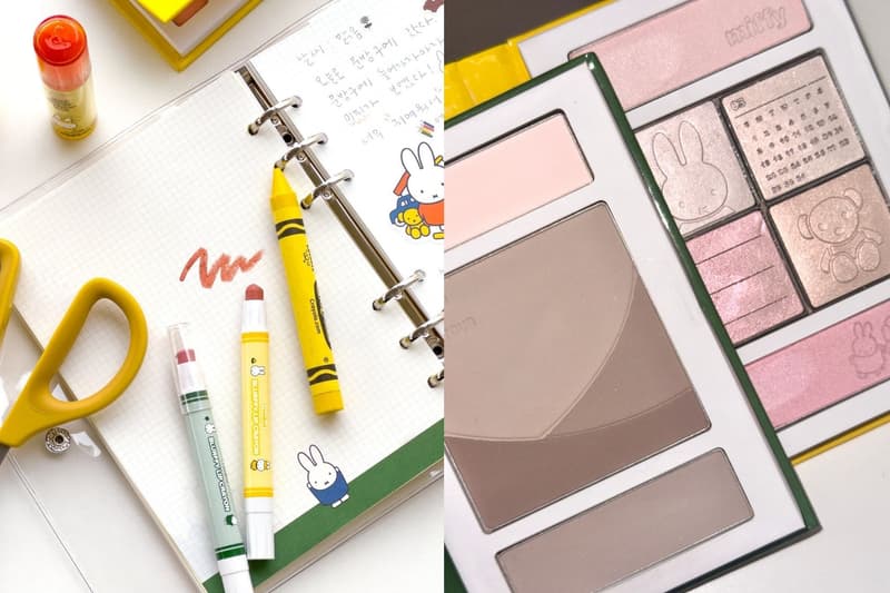 rom&nd Miffy 聯乘系列：書本造型胭脂、光影盤及唇膏