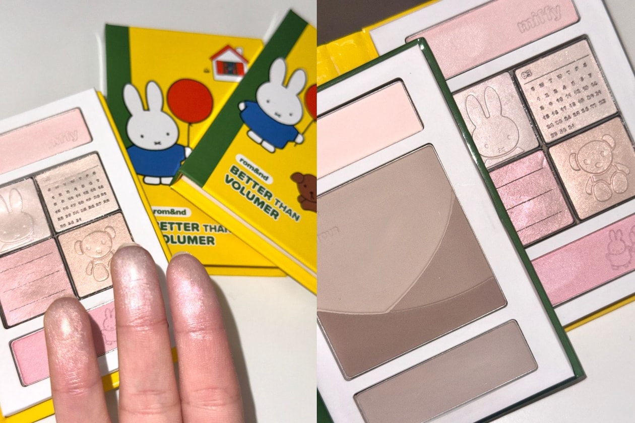 rom&nd Miffy 聯乘系列：書本造型胭脂、光影盤及唇膏