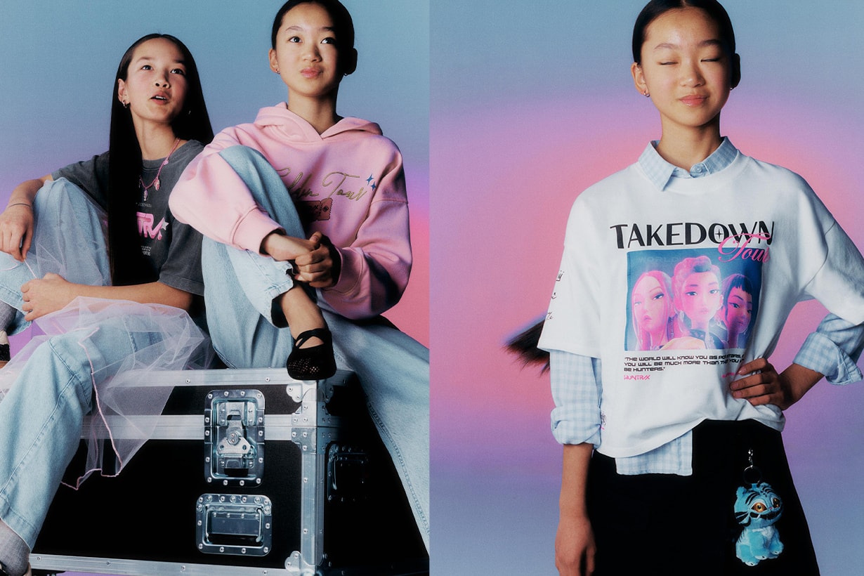 zara chiikawa k-pop demon hunter collabration kids children clothing