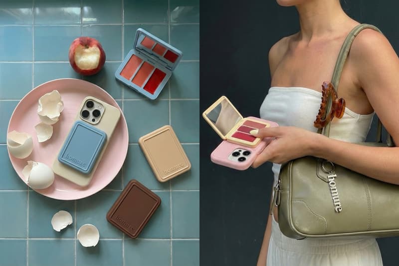 韓國彩妝 homure 磁吸唇頰盤推薦：吸附手機設計超方便，三款絕美色號試色分析