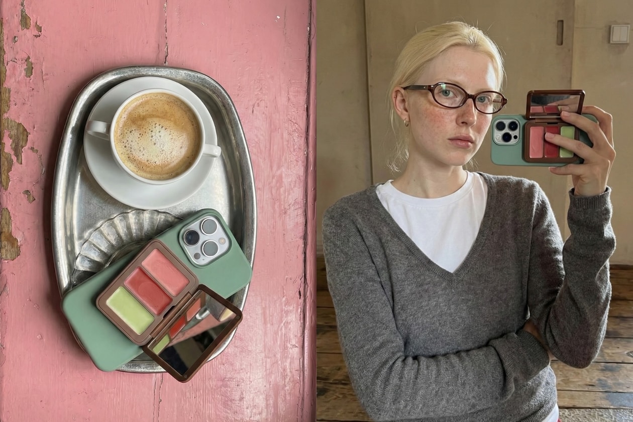 韓國彩妝 homure 磁吸唇頰盤推薦：吸附手機設計超方便，三款絕美色號試色分析