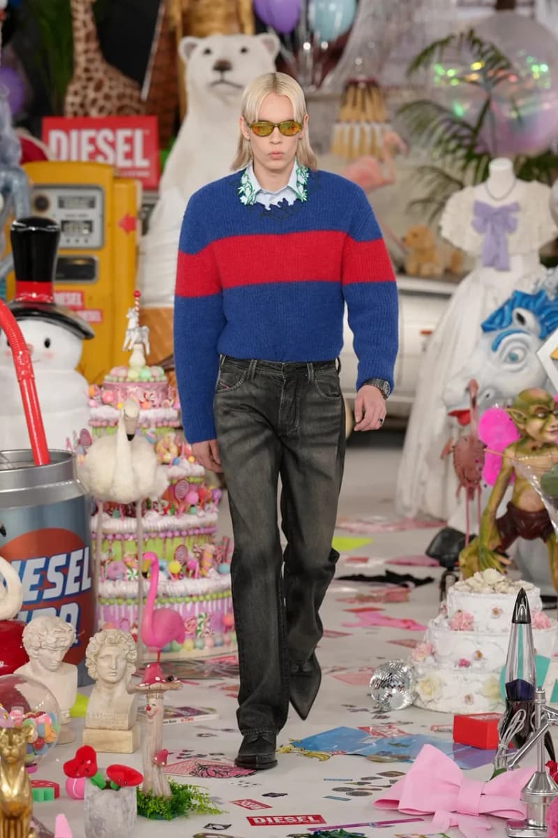 #MFW：Messy but Magnetic! GLENN MARTENS Brings the Party to Diesel FW26