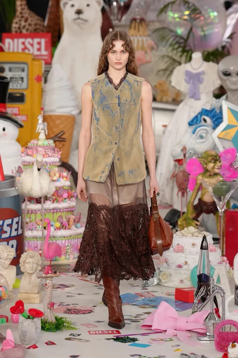 #MFW：Messy but Magnetic! GLENN MARTENS Brings the Party to Diesel FW26