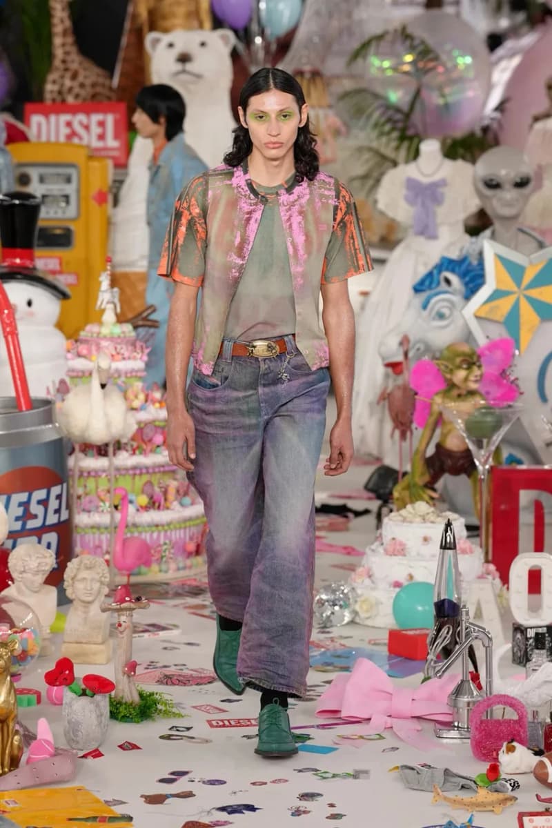 #MFW：Messy but Magnetic! GLENN MARTENS Brings the Party to Diesel FW26