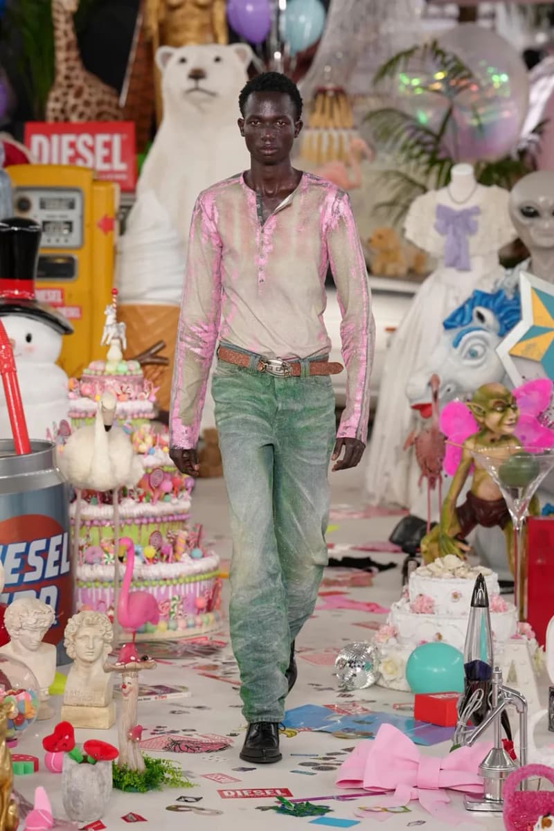 #MFW：Messy but Magnetic! GLENN MARTENS Brings the Party to Diesel FW26