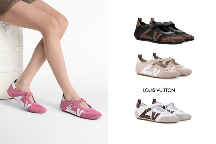 緞布 + 麂皮太浪漫:LV 這雙瑪莉珍混血版,忍不住想搜集的 Sneakerina +1!