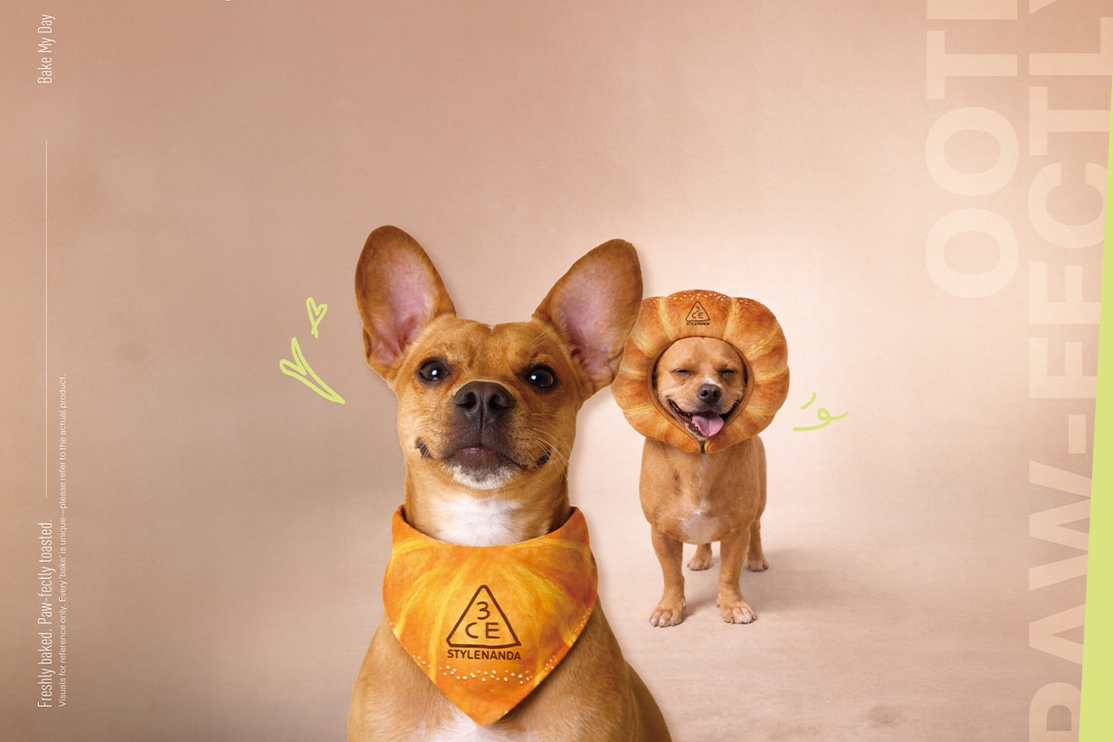 3ce color baker cro_fee pop-up limited croissant cosmetics