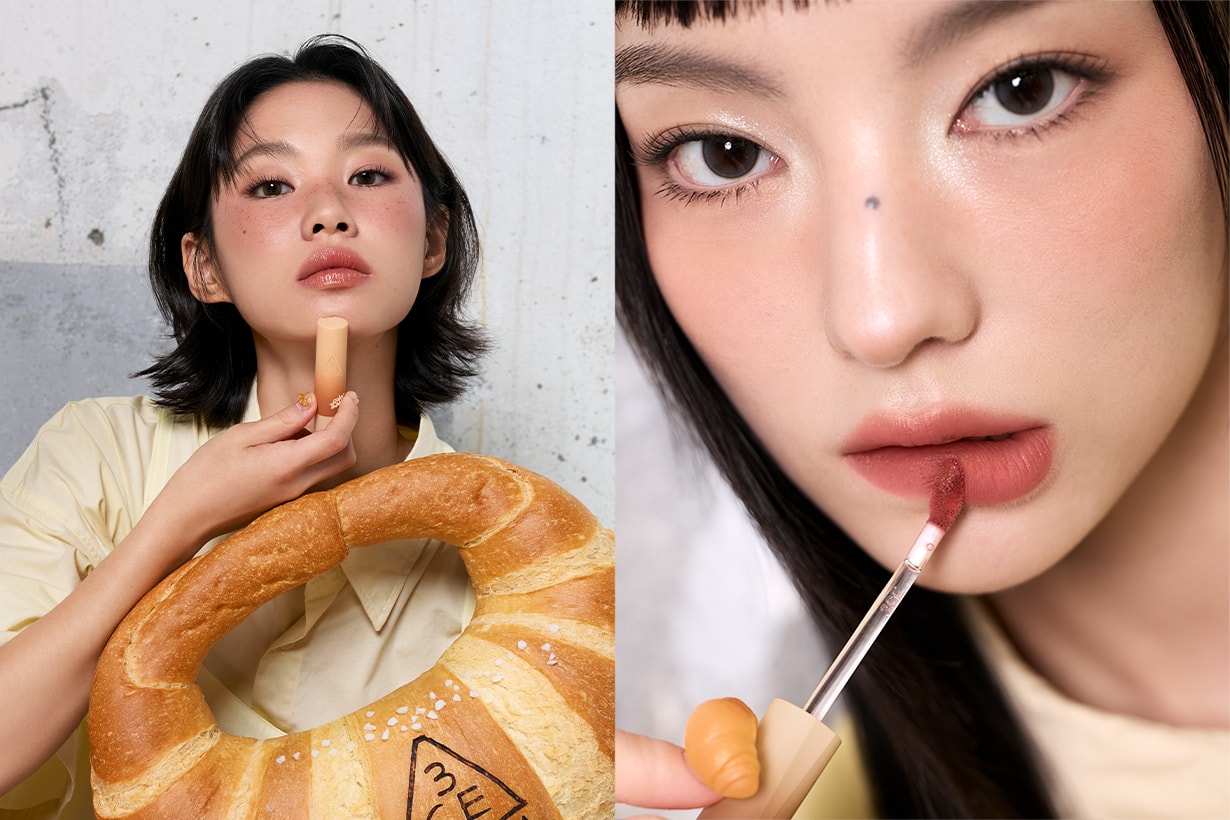 3ce color baker cro_fee pop-up limited croissant cosmetics