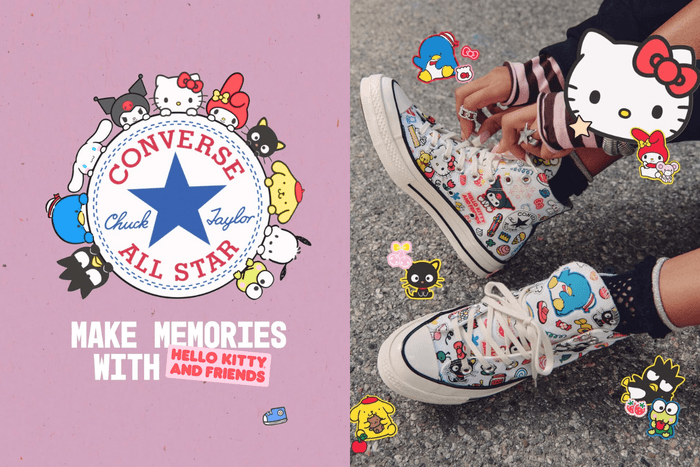 200%可愛的 Converse All-Star:Hello Kitty 聯名系列太犯規,連 Swarovski 水晶款也驚喜登場!
